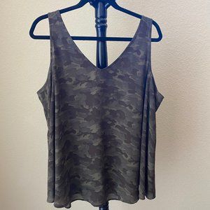 Lane Bryant, Camo Tank Top, Shell, Size 22